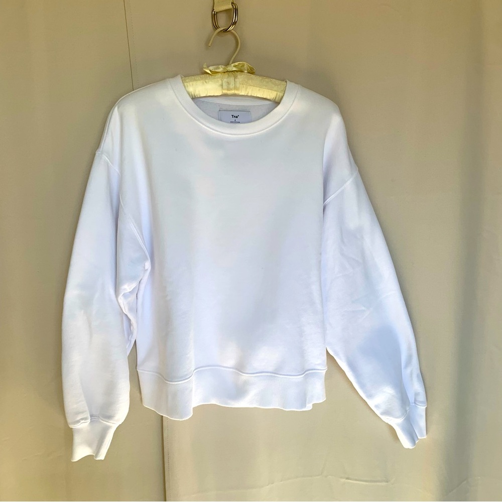 Aritzia White Crewneck